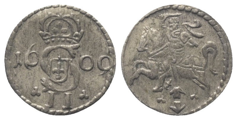 Polen. Königreich. Sigismund III. Wasa (1587 - 1632).

 2 Denar (Silber). 1600...