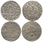 Polen. Königreich. Sigismund III. Wasa (1587 - 1632).

 Groschen (Silber). 1624 und 1626. Bromberg (Bydgoszcz) und Vilnius (Wilno).
Lot (2 Stück)....