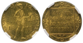 Russland. Zarenreich (bis 1917). Alexander I. (1801 - 1825).

 Dukat (Gold). 1818. St. Petersburg.
Imitation eines niederländischen Dukaten von Wil...