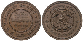 Habsburg und Österreich. Landwirtschaft und Gartenbau.

 Medaille (Kupfer). 1870.
Verdienstmedaille der k. k. Landwirtschafts-Gesellschaft in der S...