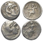 Griechische Münzen - Lots.


Alexnder III. (Königreich Makedonien).

Lot (2 Stück, Silber): Drachme; ca. 4. - 3. Jhdt. v. Chr.

Sehr schön - fa...