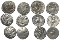 Griechische Münzen - Lots.


Alexnder III. (Königreich Makedonien).

Lot (6 Stück, Silber): Drachme; ca. 4. - 3. Jhdt. v. Chr.

Sehr schön - fa...