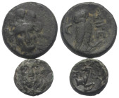 Griechische Münzen - Lots.


Sigeion (Troas).

Lot (2 Stück): Bronze; ca. 4. Jhdt. v. Chr.

Sehr schön - fast sehr schön.

Verkauft wie beseh...