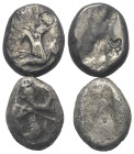 Griechische Münzen - Lots.


Achaimenidisches Königreich.

Lot (2 Stück, Silber): Siglos; ca. 5. Jhdt. v. Chr.

Sehr schön - fast sehr schön.
...