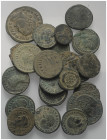 Römische Münzen - Lots. Kaiserzeit.


Lot (22 Stück, Silber): Spätrömische Bronzemünzen von der Tetrarchie bis Söhne Konstantins (Ende 3. Jh. und 4...