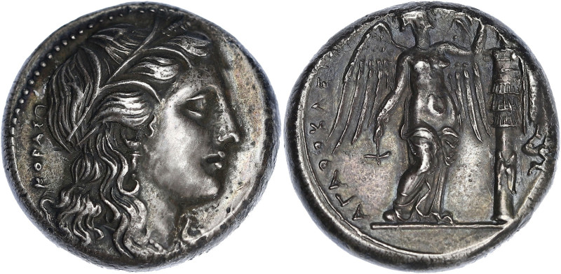 GRÈCE ANTIQUE
Sicile, Syracuse, Agathoclès (317-289 av. J.-C.). Tétradrachme c.3...