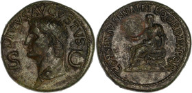 EMPIRE ROMAIN
Caligula (37-41). Dupondius pour le Divin Auguste 37-41, Rome. RIC.56 ; Bronze - 16,17 g - 29,5 mm - 7 h
Quelques points de corrosion da...