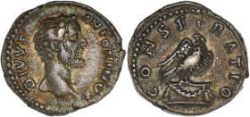 EMPIRE ROMAIN
Antonin le Pieux (138-161). Denier, Consécration de Marc Aurèle et de Lucius Vérus 161, Rome. C.155 - RIC.431 ; Argent - 3,27 g - 18,5 m...