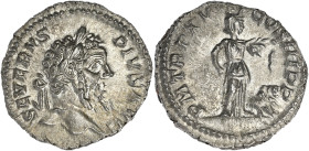 EMPIRE ROMAIN
Septime Sévère (193-211). Denier 207, Rome. C.493 - RIC.207 ; Argent - 3,34 g - 19 mm - 6 h
Superbe.