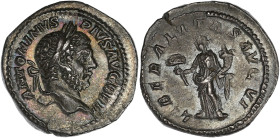 EMPIRE ROMAIN
Caracalla (198-217). Denier 211, Rome. C.129 - RIC.216 ; Argent - 2,16 g - 20 mm - 7 h
Superbe.