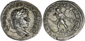 EMPIRE ROMAIN
Caracalla (198-217). Denier 213, Rome. RIC.307 ; Argent - 3,24 g - 18,5 mm - 6 h
TTB.