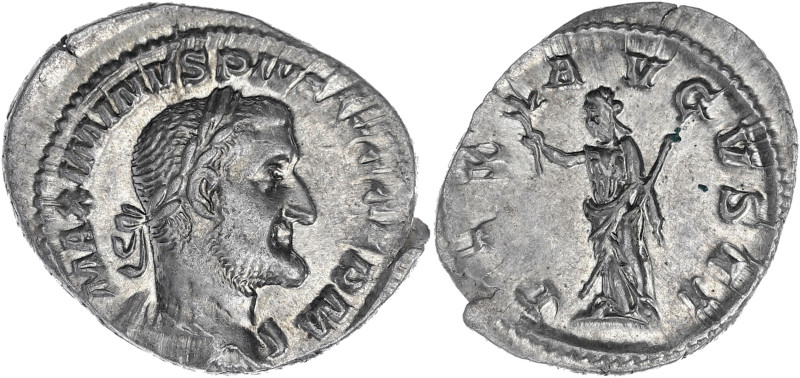 EMPIRE ROMAIN
Maximin (235-238). Denier 236-238, Rome. C.37 - RIC.19 ; Argent - ...