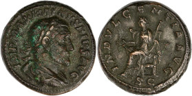 EMPIRE ROMAIN
Maximin (235-238). As 235-236, Rome. C.18 - RIC.47 ; Cuivre - 11,27 g - 26 mm - 7 h
TTB.