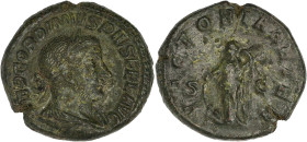 EMPIRE ROMAIN
Gordien III (238-244). As 244, Rome. C.352 - RIC.337b ; Cuivre - 11,02 g - 24,5 mm - 12 h
TTB.