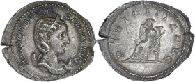 EMPIRE ROMAIN
Otacilie (244-249). Antoninien 245, Rome. C.53 - RIC.123c ; Billon - 5,66 g - 22,5 mm - 7 h
Superbe.