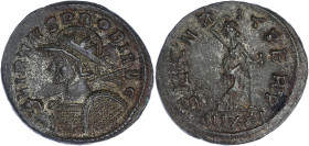 EMPIRE ROMAIN
Probus (276-282). Aurelianus 281, Ticinum. C.258 - RIC.526 ; Billon - 4,16 g - 23 mm - 6 h
Superbe.