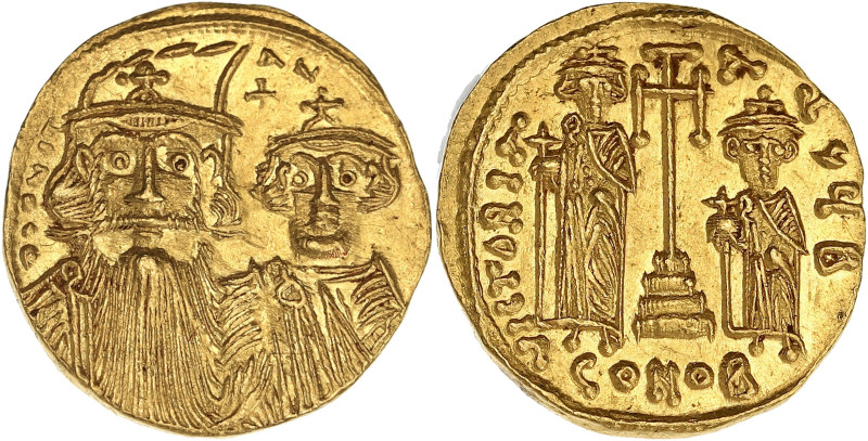 EMPIRE BYZANTIN
Constant II (641-668). Solidus ND (659-668), Constantinople, 2e ...