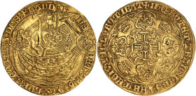 BELGIQUE
Flandres (comté de), Philippe le Bon (1419-1467). Noble d’or ND (1428). Fr.179 - Del.483 ; Or - 6,78 g - 34 mm - 10 h
Agréable exemplaire. TT...