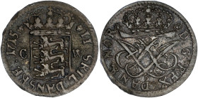 DANEMARK
Frédéric IV (1699-1730). 2 skilling 1715, Copenhague. KM.502 ; Argent - 1,01 g - 15 mm - 6 h
TB à TTB.