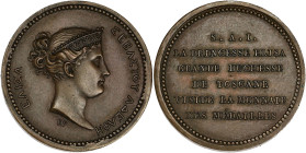 FRANCE
Premier Empire / Napoléon Ier (1804-1814). Médaille commémorant la visite de la Princesse Elisa, grande Duchesse de Toscane, à la Monnaie des m...