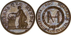 FRANCE
Louis XVIII (1814-1824). Médaille pour le souvenir d’Henri IV 1572. F.9279 A  ; Cuivre - 10,95 g - 29 mm - 12 h
Tranche lisse avec traces de tr...