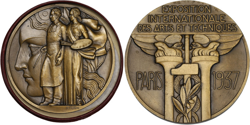 FRANCE
IIIe République (1870-1940). Médaille, Exposition internationale des Arts...