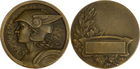 FRANCE
IIIe République (1870-1940). Médaille, Gallia par E. Fraisse ND, Paris. Bronze - 33,7 g - 41 mm - 12 h
Signature sur le listel. Superbe à Fleur...