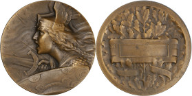 FRANCE
IIIe République (1870-1940). Médaille, Art déco, La Gaule par Morlon ND. Bronze - 141,47 g - 63 mm - 12 h
Poinçon corne BRONZE. Non attribué. S...