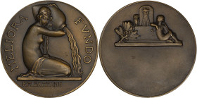 FRANCE
IIIe République (1870-1940). Médaille, le Mérite, par P. M. Dammann ND, Paris. Arthus Bertrand.251 ; Bronze - 120,9 g - 70 mm - 12 h
Poinçons t...