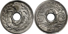 FRANCE
IIIe République (1870-1940). 5 centimes, Lindauer, grand module 1920, Paris. G.169 - F.121 ; Cupro-nickel - 3 g - 19 mm - 6 h
PCGS MS67 (365541...