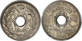 FRANCE
IIIe République (1870-1940). 10 centimes, Lindauer 1937, Paris. G.286 - F.138 ; Cupro-nickel - 4 g - 21 mm - 6 h
PCGS MS66 (36533742). Fleur de...