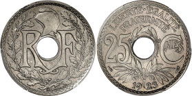 FRANCE
IIIe République (1870-1940). 25 centimes, Lindauer 1923, Paris. G.380 - F.171 ; Cupro-nickel - 5 g - 24 mm - 6 h
PCGS MS65+ (36564892). Fleur d...