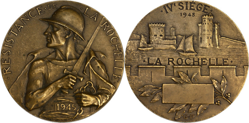 FRANCE
Gouvernement provisoire de la République française (1944-1946). Médaille,...