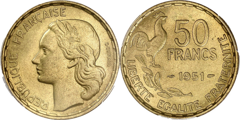 FRANCE
IVe République (1947-1958). 50 francs, Guiraud 1951, Paris. G.880 - F.425...