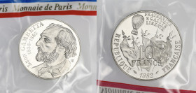 FRANCE
Ve République (1958 à nos jours). Piéfort de 10 francs Gambetta en argent 1982, Paris. GEM.187.P2 ; Argent - 22,8 g - 26 mm - 6 h
Sous scellé d...