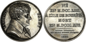 RÉUNION (ÎLE DE LA)
Charles X (1824-1830). Médaille, Evariste de Parny né à Saint-Paul de l’île Bourbon, par Caqué 1822, Paris. Collignon 740 ; Bronze...