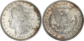USA
République fédérale des États-Unis d’Amérique (1776-à nos jours). Morgan dollar 1887, Philadelphie. KM.110 ; Argent - 26,75 g - 38 mm - 6 h
Superb...