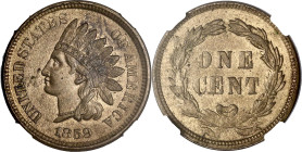 USA
République fédérale des États-Unis d’Amérique (1776-à nos jours). One cent, 1er type (sans l’écu) 1859, Philadelphie. KM.87 ; Cupro-nickel - 4,66 ...