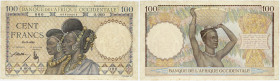BILLET
Afrique Occidentale. 100 francs type 1936, SPECIMEN ND (1936-1941). K.171 - P.23s ;
Rousseurs. Superbe.