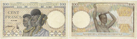 BILLET
Afrique Occidentale. 100 francs type 1936, SPECIMEN ND (1936-1941). K.171 - P.23s ;
Rousseurs. Superbe.