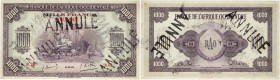 BILLET
Afrique Occidentale. 1000 francs type 1942, ANNULE 1942. K.177a - P.32 ;
Très rare. Pas de plis. Superbe à Splendide.