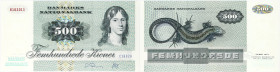 BILLET
Danemark. 500 kroner ND (1988). P.52d ;
PCGS 63 PPQ (38669023). Presque Neuf.