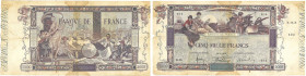 BILLET
France. 5000 francs Flameng 18-1-1918. F.43.1 - P.6 ;
Billet rare et recherché. Plusieurs taches et un manque à gauche. TB.
