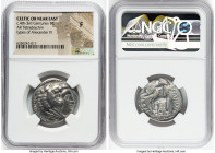 CELTIC OR NEAR EAST. Ca. 4th-3rd Centuries BC. AR tetradrachm (26mm, 12h). NGC Fine. Celtic issue imitating posthumous issue of Alexander III the Grea...
