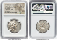 MACEDONIAN KINGDOM. Philip III Arrhidaeus (323-317 BC). AR tetradrachm (27mm, 17.23 gm, 1h). NGC Choice AU 4/5 - 3/5. Lifetime or early posthumous iss...