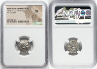 MACEDONIAN KINGDOM. Philip III Arrhidaeus (323-317 BC). AR drachm (16mm, 12h). NGC XF. Lifetime issue of Colophon, ca. 323-319 BC. Head of Heracles ri...