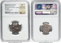 THESSALY. Thessalian League. Ca. 2nd-1st centuries BC. AR stater or double victoriatus (23mm, 6.09 gm, 12h). NGC XF 5/5 - 5/5. Italus and Diocles, mag...