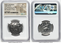 IONIA. Magnesia ad Maeandrum. Ca. 282-225 BC. AR tetradrachm (29mm, 16.94 gm, 11h). NGC XF 5/5 - 3/5. Posthumous issue in the name and type of Alexand...