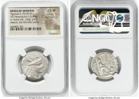 ARMENIAN KINGDOM. Tigranes II the Great (95-56 BC). AR tetradrachm (25mm, 15.85 gm, 11h). NGC Choice XF 5/5 - 3/5. Tigranocerta, ca. 83-70 BC. Diademe...