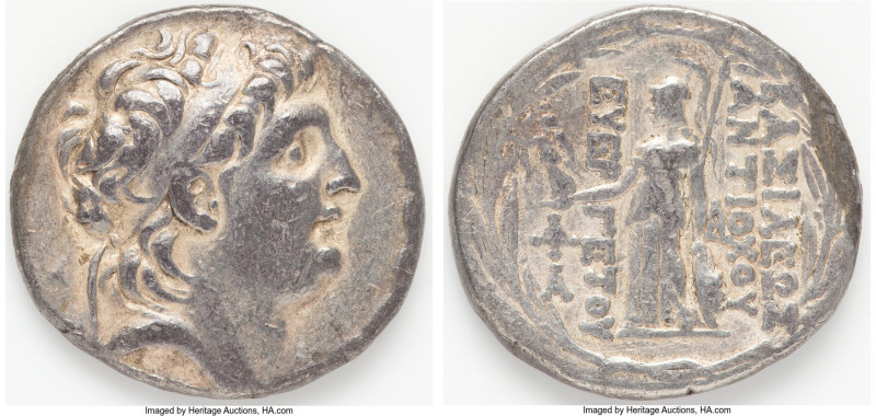 SELEUCID KINGDOM. Antiochus VII Euergetes (Sidetes) (138-129 BC). AR tetradrachm...